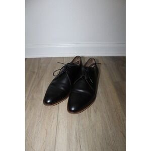 Everlane Women's Black Leather Modern Oxford Shoes Made in Italy Size 9